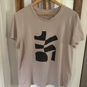 Women’s Taupe Graphic Crew Neck T-Shirt